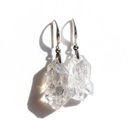 Herkimer Diamond Earrings-Divine Clarity