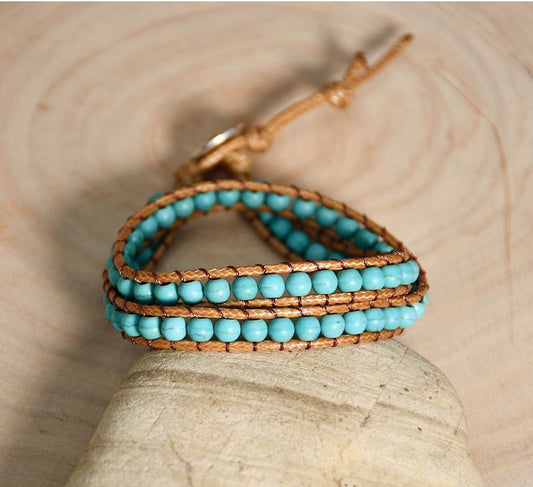 Tibetan Turquoise Bracelet – Protection & Good Fortune