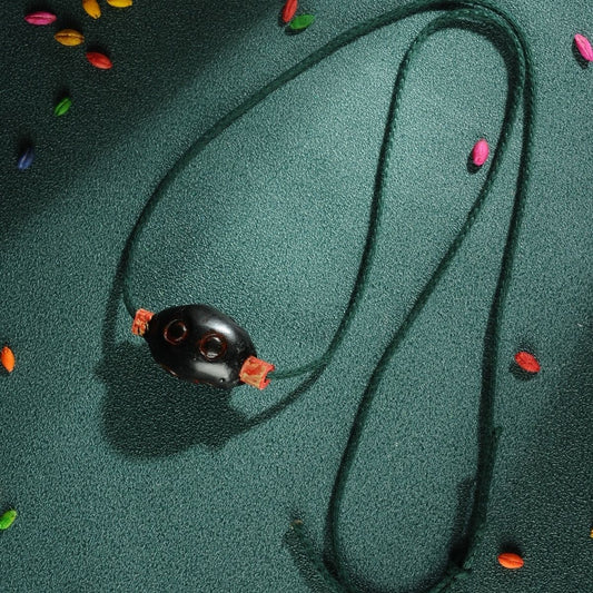 Sacred Protection—Tibetan Samye Wheel Bead "Rehula" Necklace