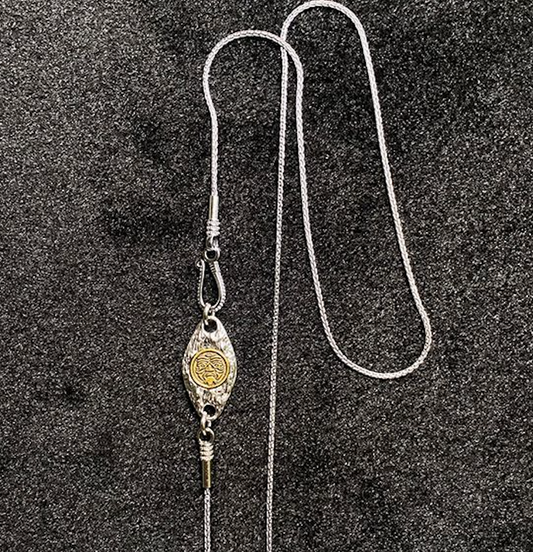 Tibetan Silver Plated Zachyi Lhamo Pendant Necklace—Wealth Energy