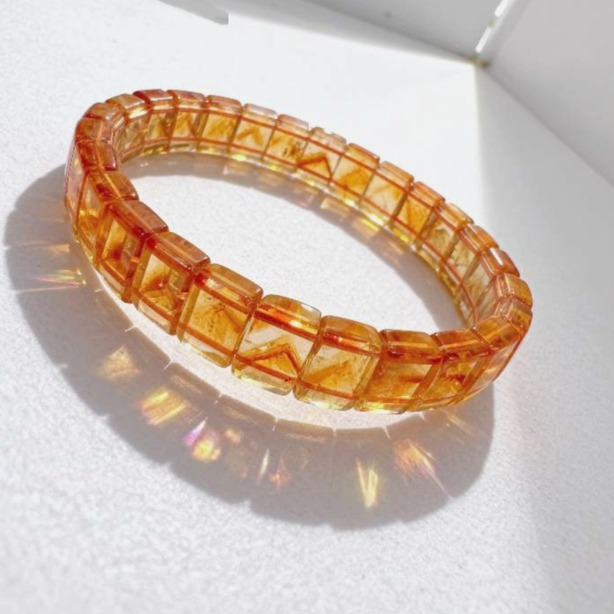 Natural Citrine Bracelet-Solar Glow
