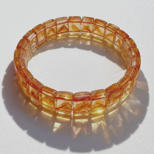 Natural Citrine Bracelet-Solar Glow