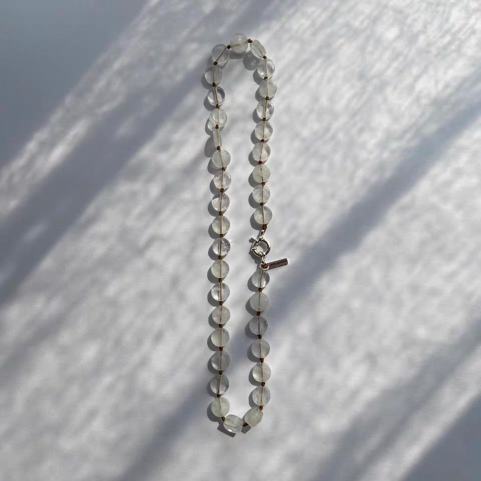 Raw Clear Quartz Necklace—Bold & Versatile