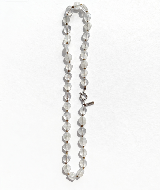 Raw Clear Quartz Necklace—Bold & Versatile
